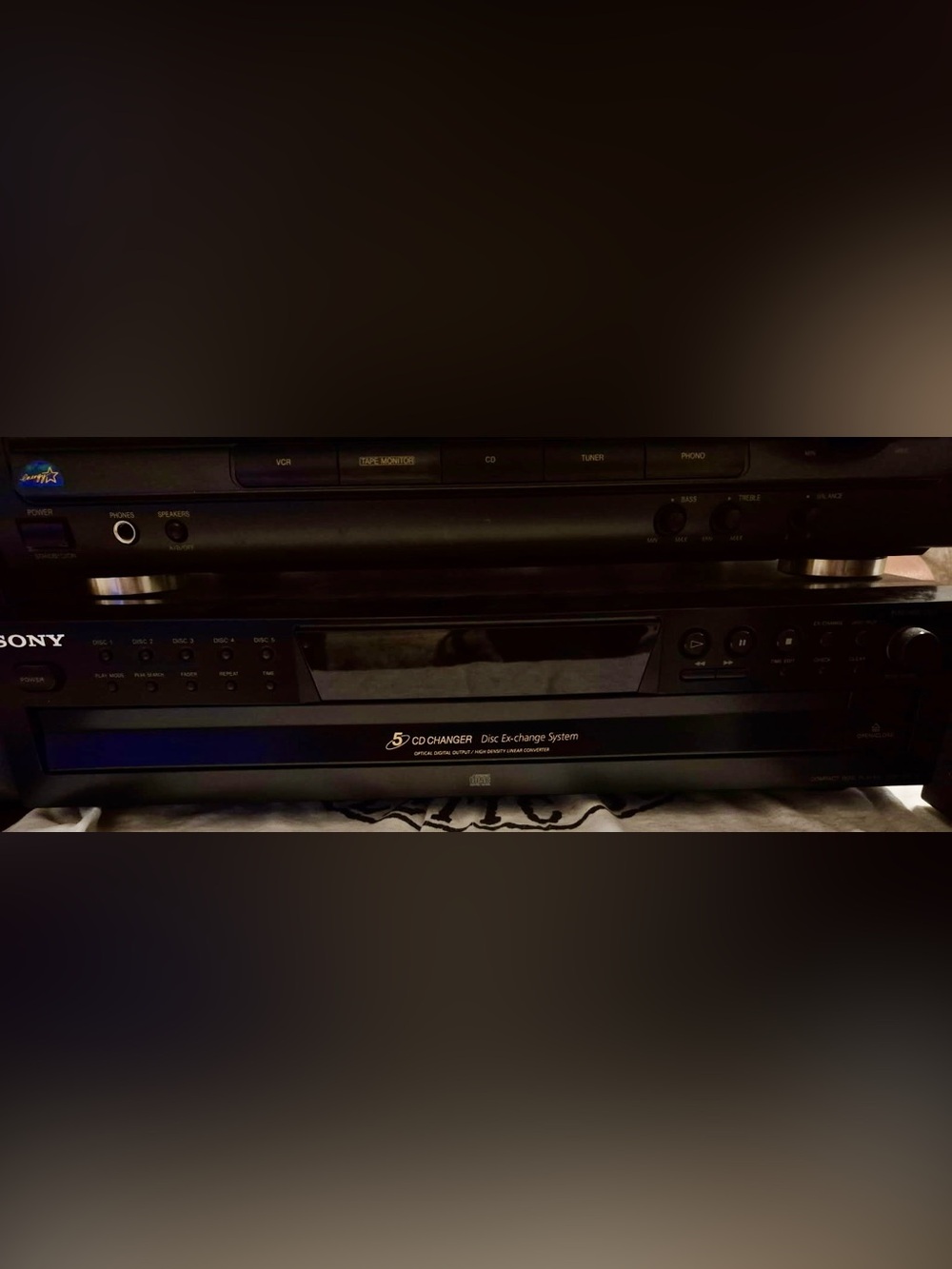 Technics and Sony Home Stereo System Stack Component Audio Bundle with Turntable - Picture 6 of 15